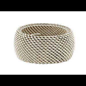 Tiffany’s silver mesh ring